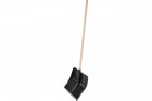 Лопата для уборки снега, полипропилен, 405х410х1470 мм, деревянный черенок// Россия в Хабаровскe