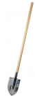 Штыковая лопата c ребрами жесткости ЗУБР ПРОФИ-5, ЛКО, деревянный черенок, 1450 мм в Хабаровскe