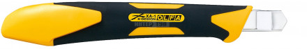 Нож OLFA "Standard Models" с выдвижным лезвием, с противоскользящим покрытием, автофиксатор, 9мм [2]  купить в Хабаровске