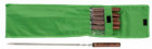 Набор шампуров угловых, 650 мм, с цельной деревянной рукояткой, в чехле, 6 шт., Camping// Palisad в Хабаровскe