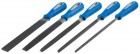 Набор ЗУБР: Напильники "ЭКСПЕРТ" с двухкомп ручкой, плоский, полукруглый, трехгранный, квадратный, в Хабаровскe