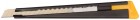 Нож OLFA с выдвижным лезвием, черный, 9мм в Хабаровскe