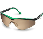 Защитные коричневые очки KRAFTOOL BASIC стекло-моноблок с покрытием устойчивым к истиранию и запотев в Хабаровскe