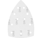 Треугольник абразивный на ворc. подложке под 'липучку', перф., P 40, 150х150х100 мм, 5 шт.// Denzel в Хабаровскe
