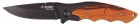 Нож ЗУБР "ПРЕМИУМ" СТРЕЛЕЦ складной универсальный, металлическая рукоятка с деревянными вставками, 1 в Хабаровскe