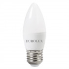 Лампа светодиодная LL-E-C37-6W-230-4K-E27 (свеча, 6Вт, нейтр., Е27) Eurolux в Хабаровскe