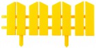 Бордюр декоративный GRINDA "ЛЕТНИЙ САД", 16х300см, желтый в Хабаровскe