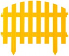 Забор декоративный GRINDA "АР ДЕКО", 28x300см, желтый в Хабаровскe