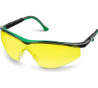 Защитные жёлтые очки KRAFTOOL BASIC стекло-моноблок с покрытием устойчивым к истиранию и запотеванию в Хабаровскe