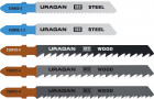 Набор полотен URAGAN, T101B,T144D,T101D,T118A,Т118B, по дереву и металлу, 5 предметов в Хабаровскe