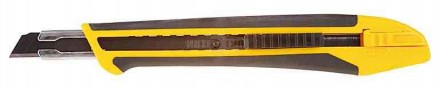 Нож OLFA "Standard Models" с выдвижным лезвием, с противоскользящим покрытием, автофиксатор, 9мм купить в Хабаровске