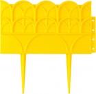 Бордюр декоративный GRINDA для цветников, 14х310см, желтый в Хабаровскe