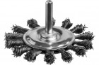 Щетка дисковая для дрели, жгутированная стальная проволока 0,5 мм, d=75 мм, MIRAX 35146-075 в Хабаровскe