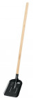 Совковая лопата с ребрами жесткости ЗУБР ПРОФИ-5, ЛСП, деревянный черенок, 1450 мм в Хабаровскe