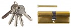 Механизм ЗУБР "МАСТЕР" цилиндровый, тип "ключ-ключ", цвет латунь, 5-PIN, 60мм в Хабаровскe
