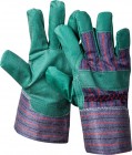 Перчатки STAYER "MASTER" рабочие, искусственная кожа, зеленые, XL в Хабаровскe