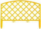 Забор декоративный GRINDA "ПЛЕТЕНЬ", 24x320см, желтый в Хабаровскe