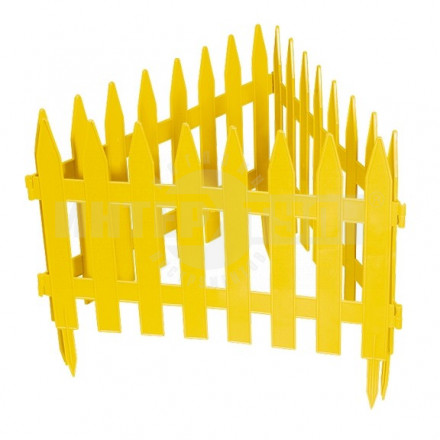 Забор декоративный Классический 28х300см желтый купить в Хабаровске
