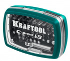 Набор KRAFTOOL: Биты "C-Drive 32" многофункциональные, CR-MO, адаптеры в ударопрочном компактном боксе, цветная маркировка типов шлицов. 32 предмет в Хабаровскe