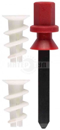 Дюбель _6.0х23мм 100шт д/гипсокартона нейлоновый отвертка Зубр купить в Хабаровске