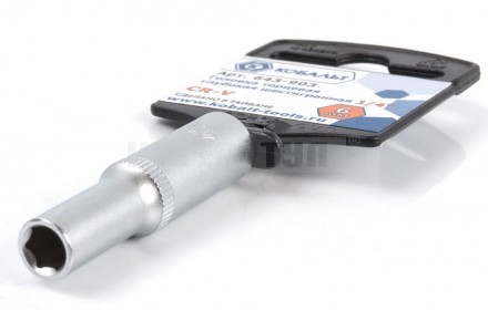 Головка  6мм 1/4" глубок Cr-V Кобальт [4]  купить в Хабаровске