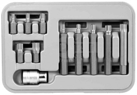 Набор бит  11пр SPLINE специальные АВТО-Эксперт Зубр купить в Хабаровске