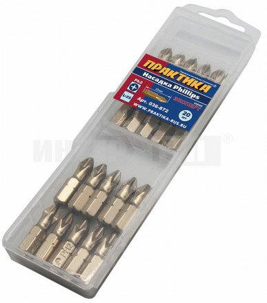 Бита PH2  25мм Tin Эксперт Практика @20 [3]  купить в Хабаровске