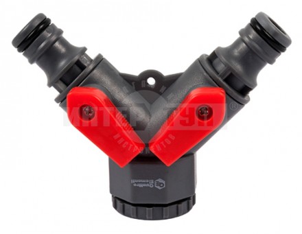 Разветвитель двухканальный внутр1/2 и 3/4 пласт QE купить в Хабаровске