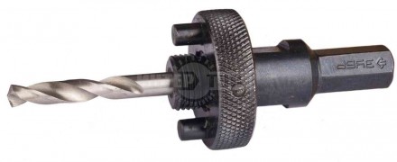 Державка ЗУБР для биметаллических коронок, быстросъемная, пружинный фиксатор, шестигранный хвостовик купить в Хабаровске