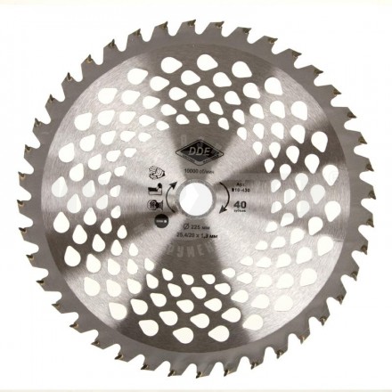 Нож д/кустореза DDE WOOD CUT 255х25.4мм 40зуб 1.3мм купить в Хабаровске