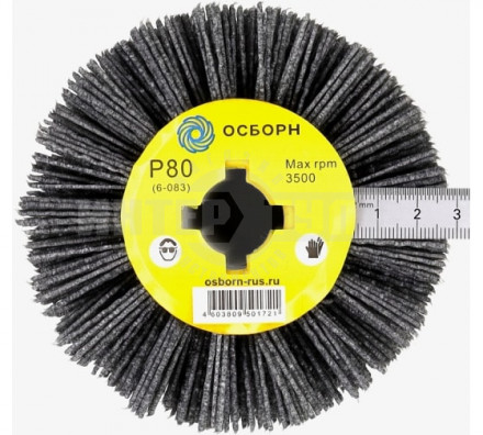 Щетка д/щеточной ШМ PIT 110х100х19 полимер Р80 [3]  купить в Хабаровске