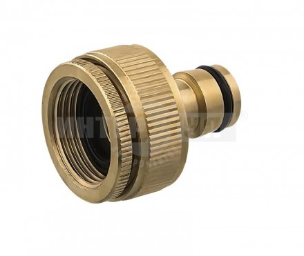 Штуцер д/шланга внутрРезьба 3/4-1" -БРСпапа латунь QE [2]  купить в Хабаровске