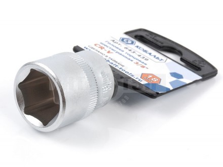 Головка 18мм 3/8' Cr-V Кобальт [4]  купить в Хабаровске